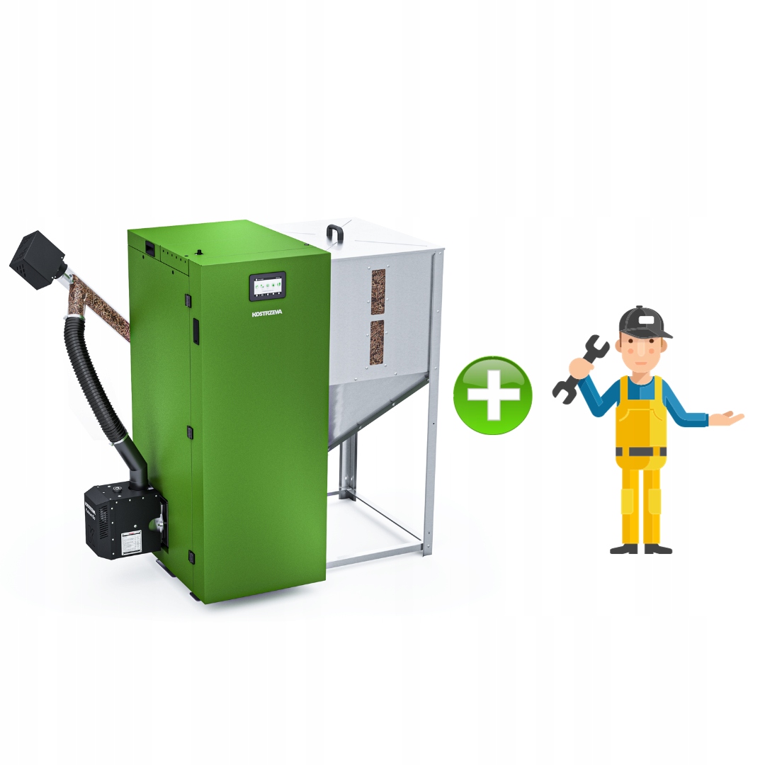 Kotol na pelety Kostrzewa Twin Bio NE 16 kW + zoznam UTI + ZDARMA + 0% SPLÁTKY